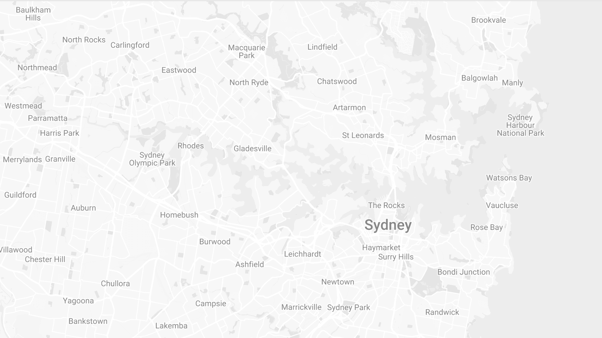 Map of Sydney Pain Clinic locations